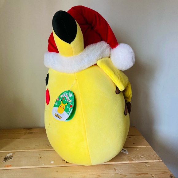 Pokémon Squishmallows 20in Holiday Pikachu Stuffed Toy - Picture 2 of 8